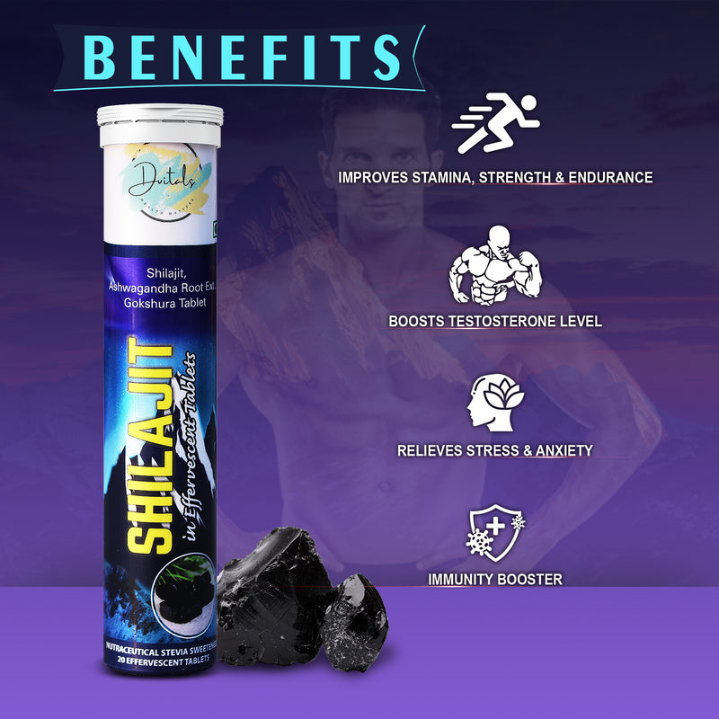 Premium SHILAJIT Tablet: Boost Energy & Vitality - dvitals